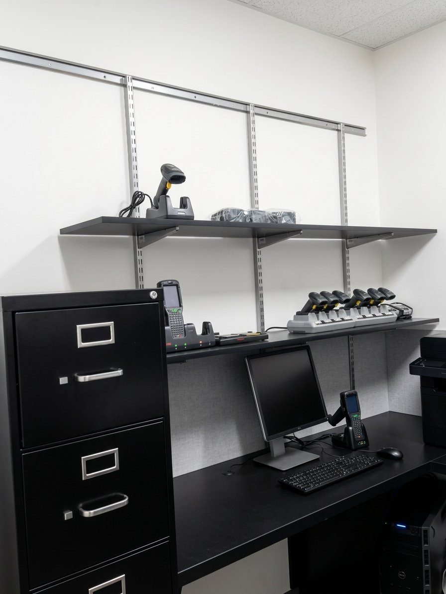 DSW display shelving installation, Capitol Heights, MD